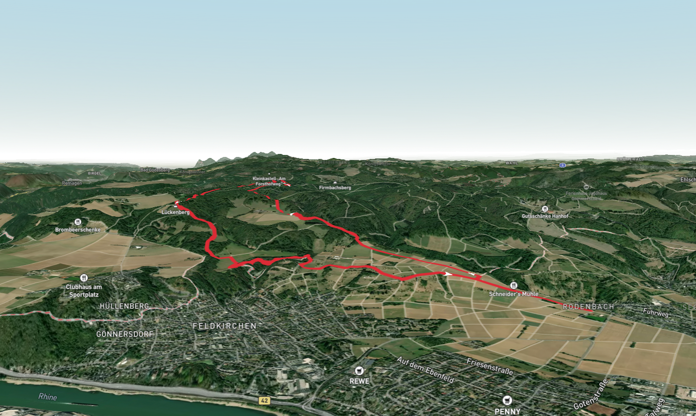 Limeswanderweg and Lueckenberg Loop