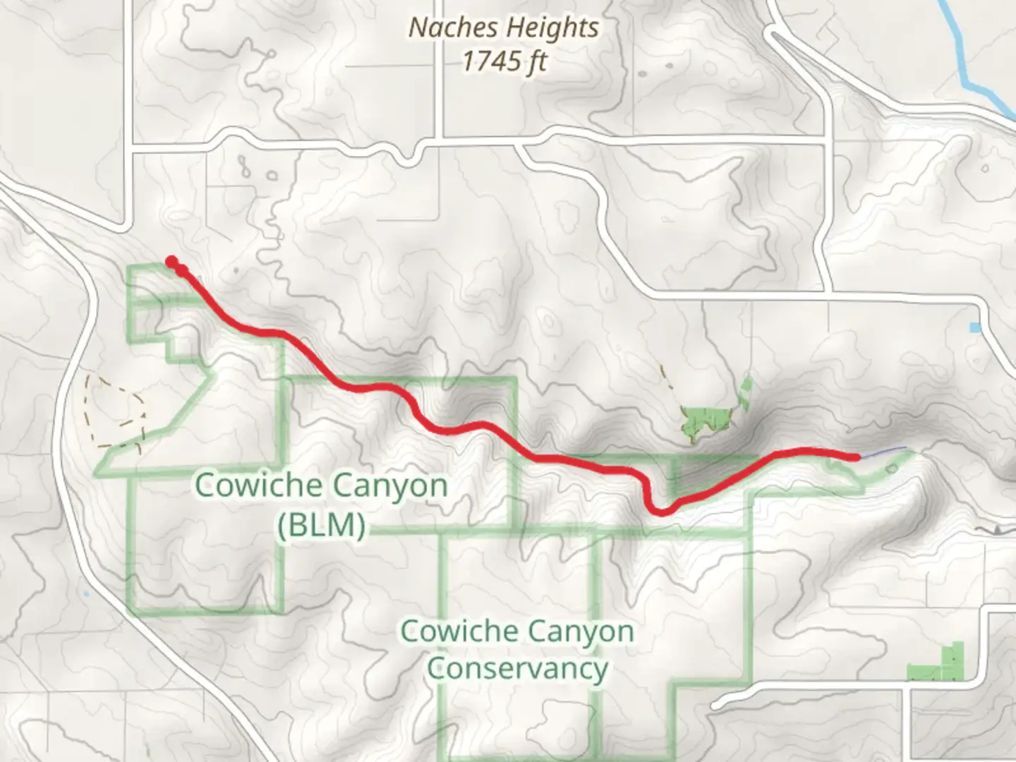An image depicting the trail William O Douglas Trail Out and Back and its surrounding area.