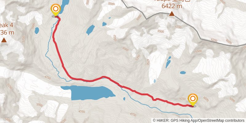 Great Himalayan Trail stage 18 Map