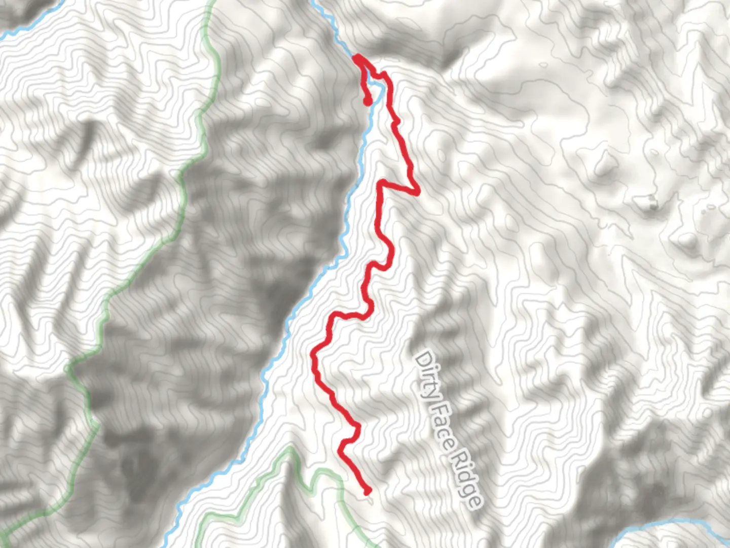 An image depicting the trail Gold Creek Trail and its surrounding area.