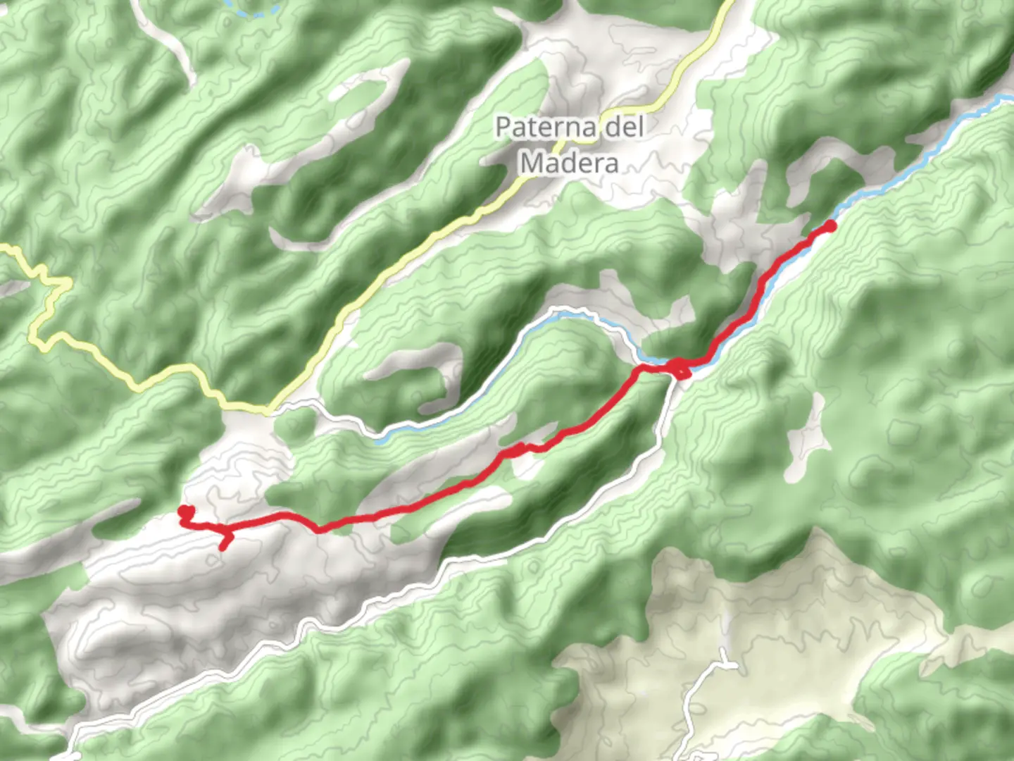 An image depicting the trail Juanfría - Madera River and its surrounding area.