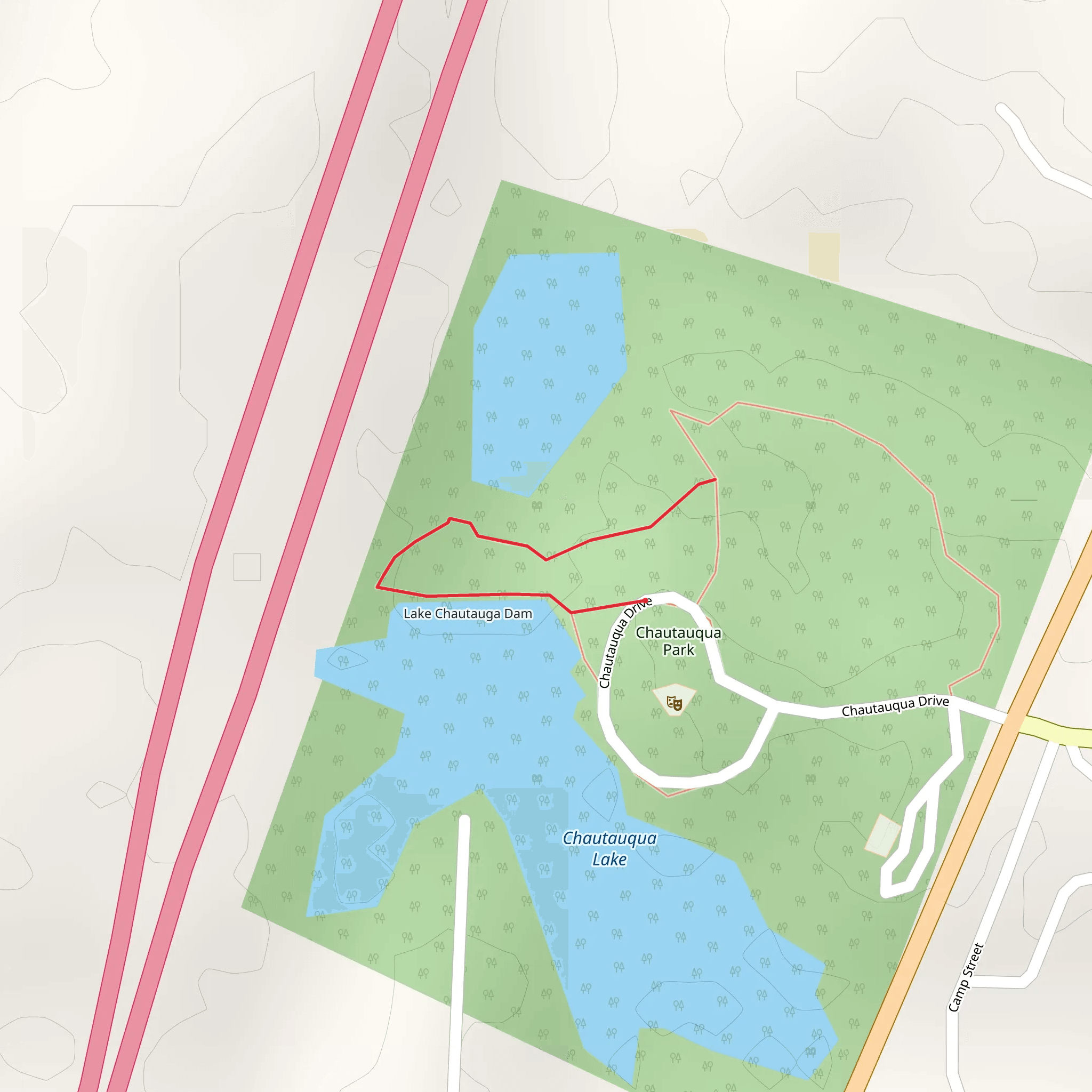 Canebrake Drive mobile static map