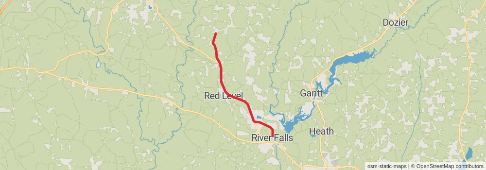 American Perimeter Trail - The South Primary stage 56 Map