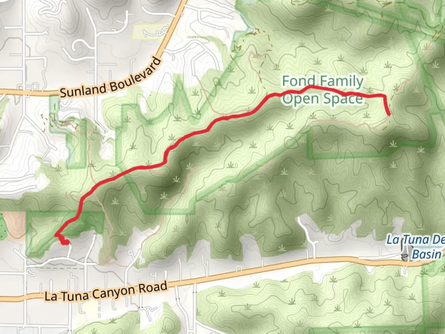 An image depicting the trail Wildwood Avenue and its surrounding area.
