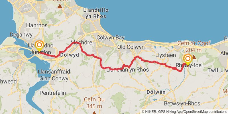 Castles in North Wales stage 10 Map