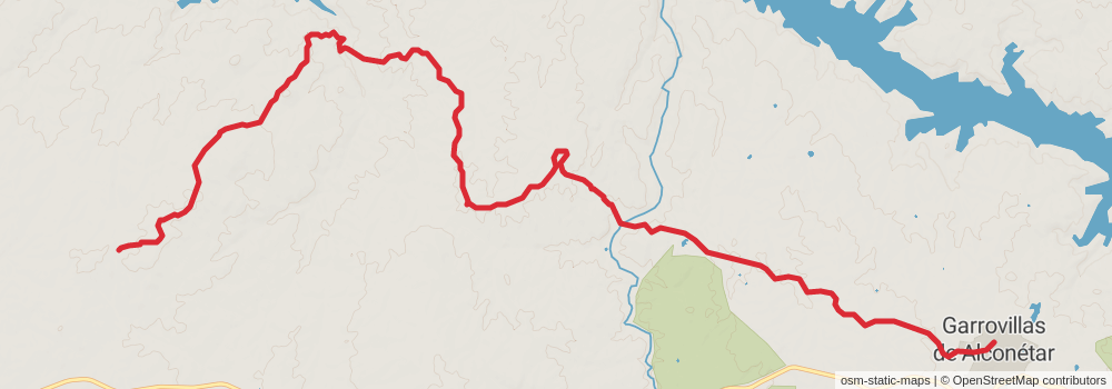GR 113 Camino Natural del Tajo stage 43 Map
