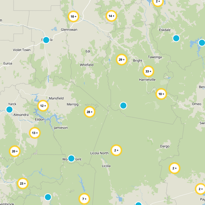Rural City of Wangaratta Static Map