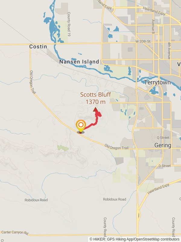 Scotts Bluff Peak Trail