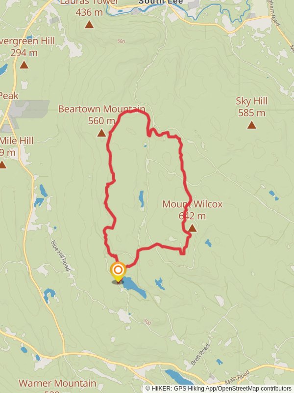Beartown Mountain and Mount Wilcox Loop