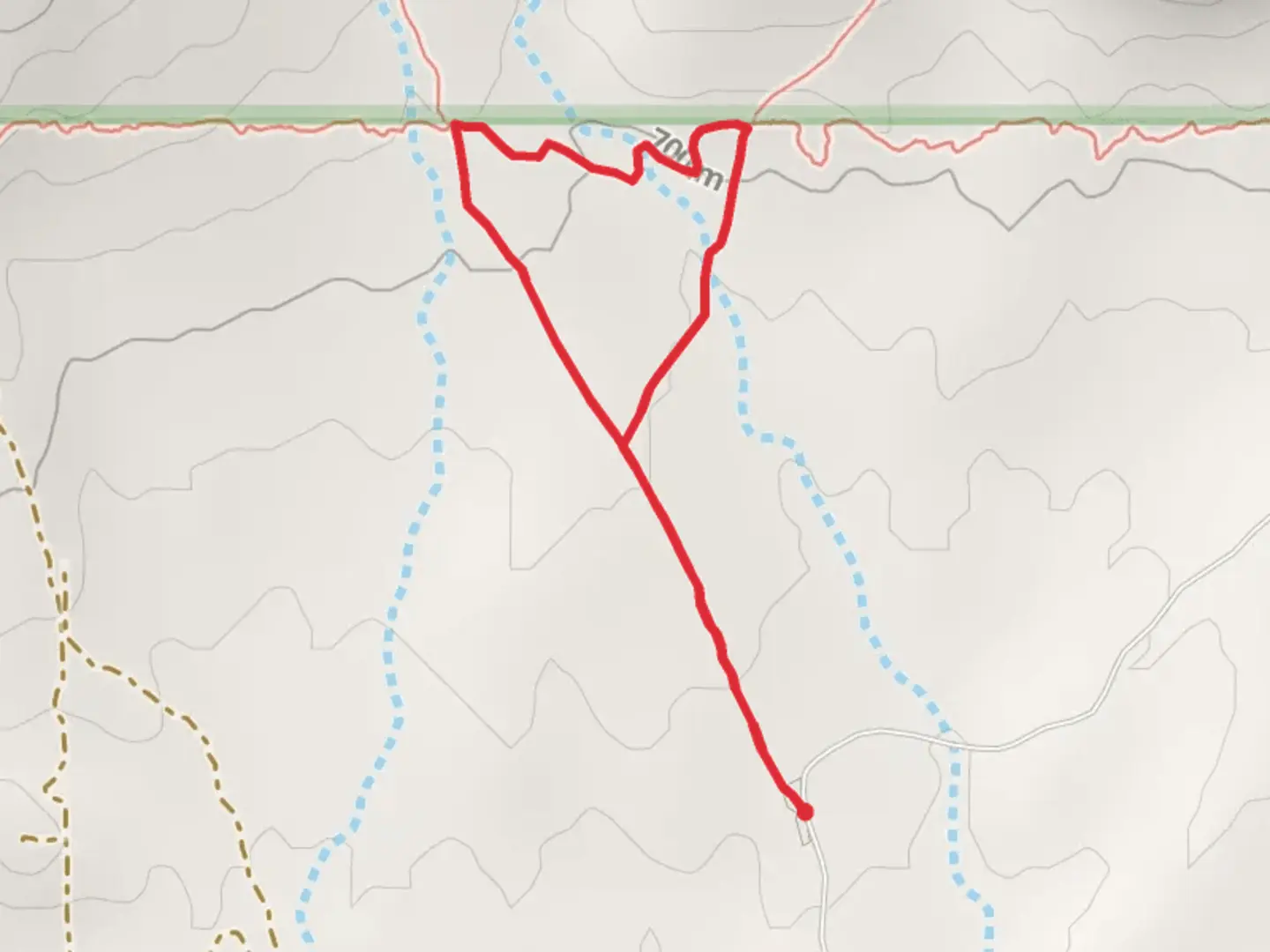 An image depicting the trail Carney Springs Loop Trail and its surrounding area.