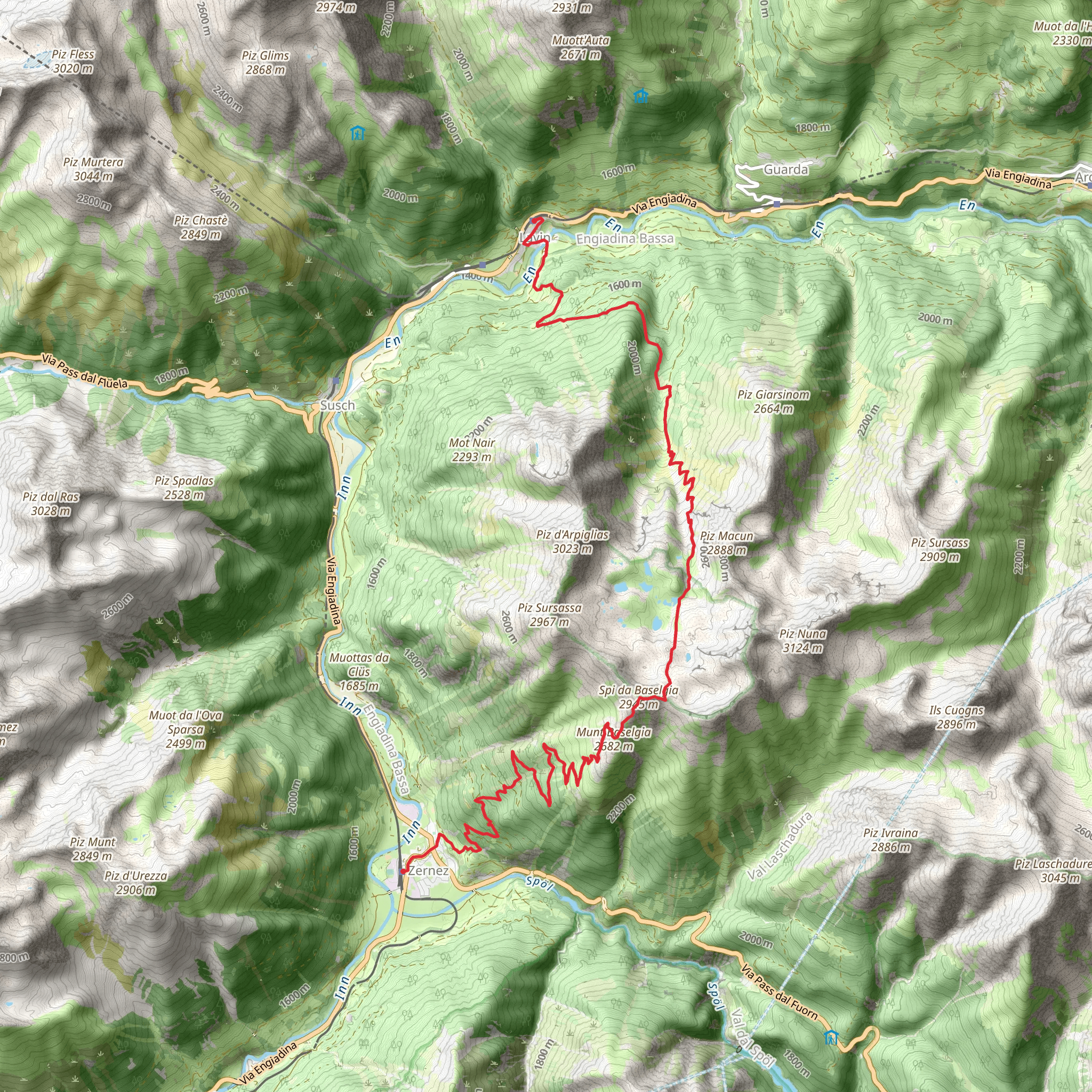 Lais da Macun mobile static map
