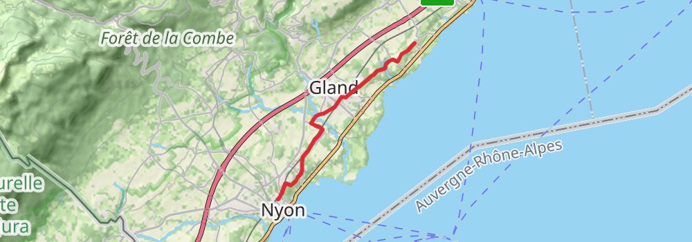 Camino Konstanz-Geneva stage 22 Map