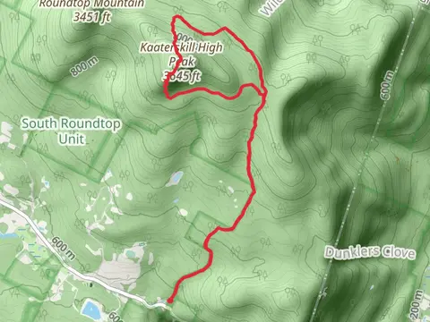 Kaaterskill High Peak Loop via Long Path