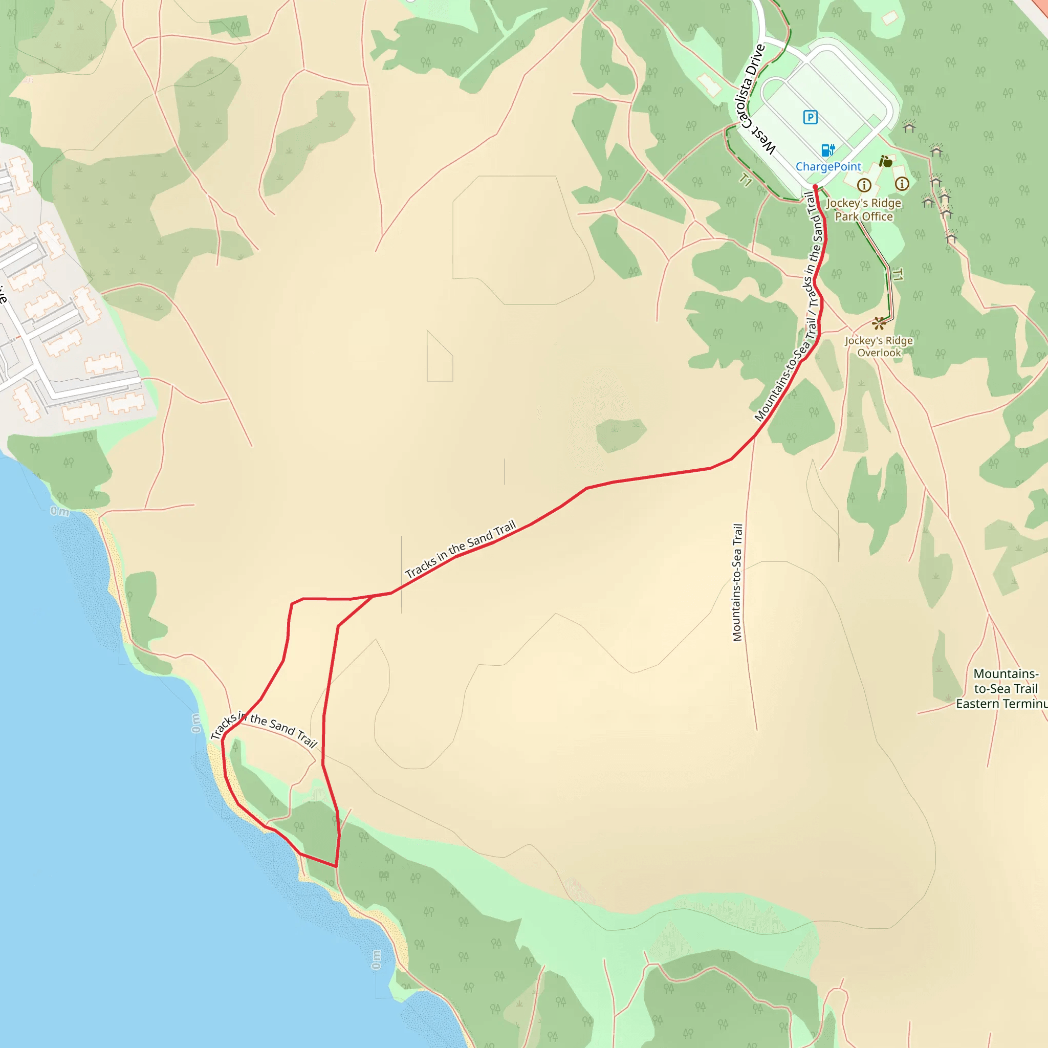 West Carolista Drive mobile static map