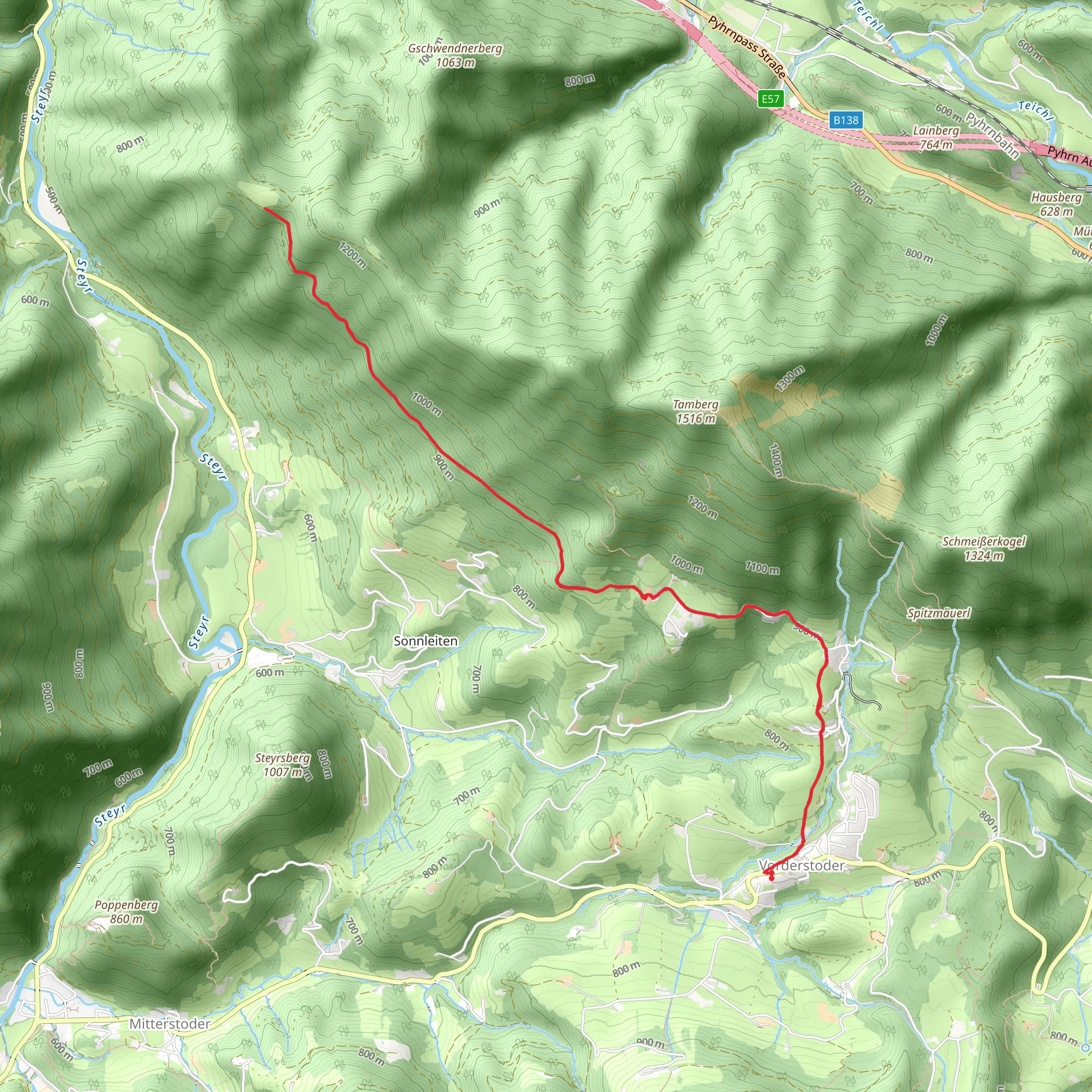 Vorderstoder- Ramseben - Immerlgsoll mobile static map