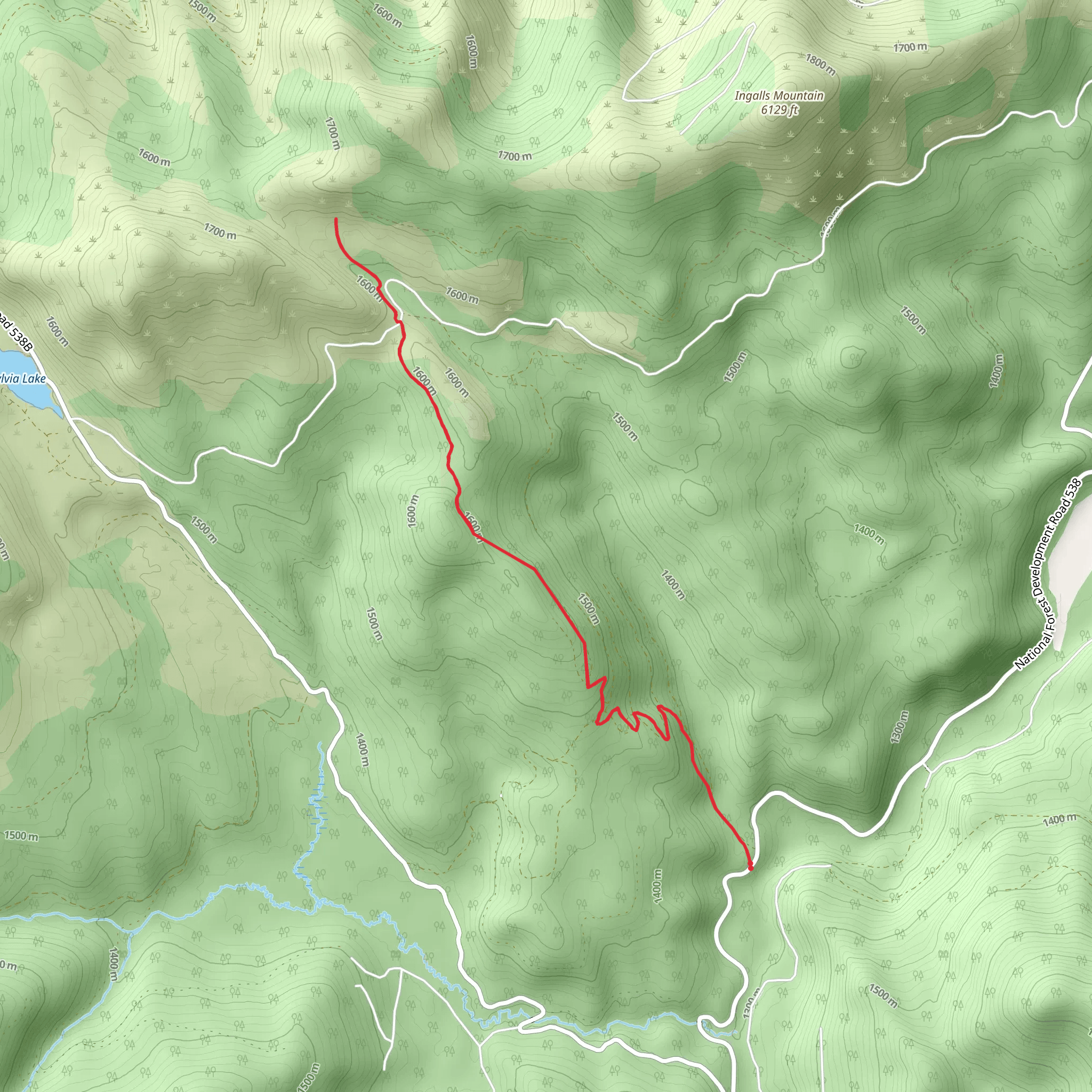 Griffin Creek Trail mobile static map