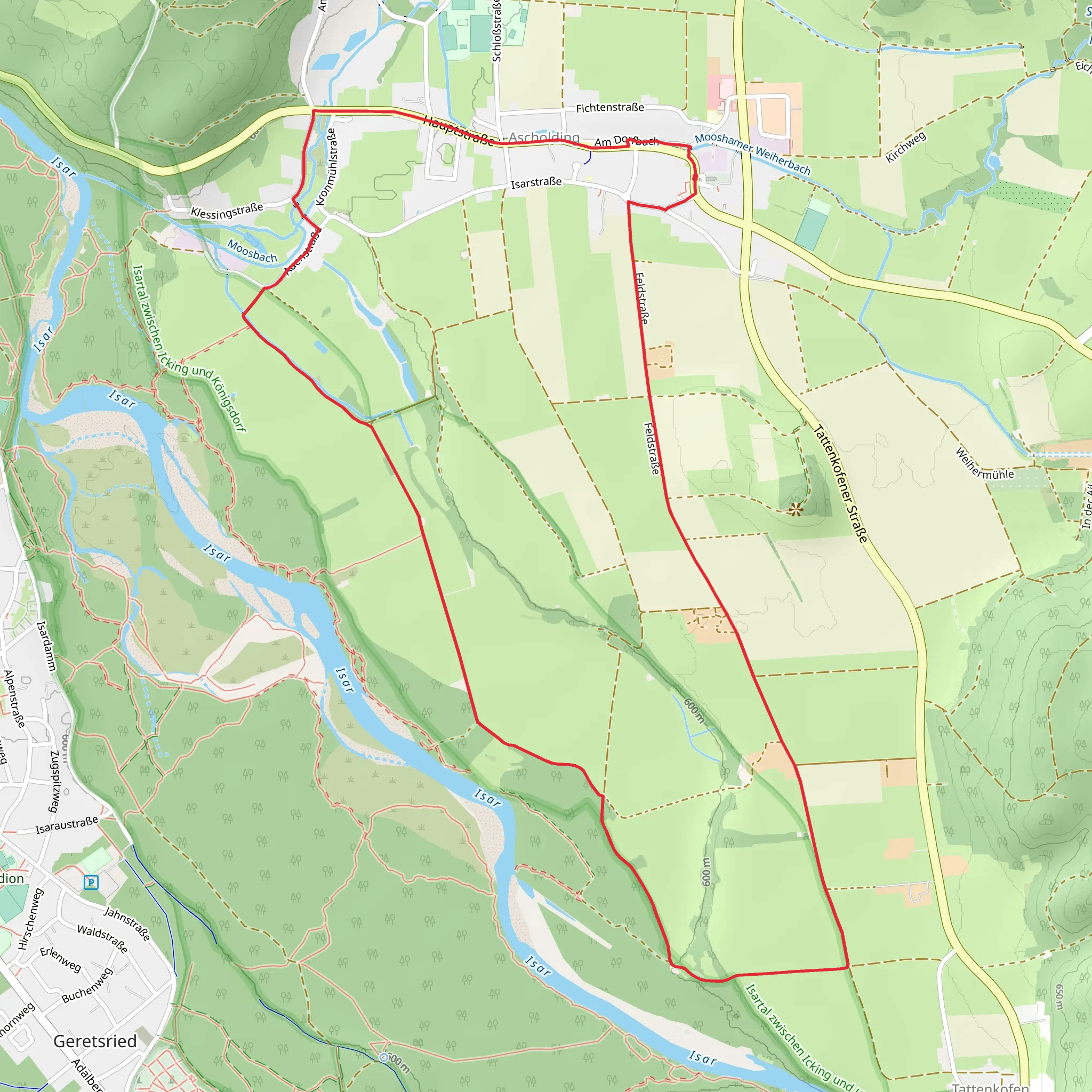 Ascholding Loop mobile static map