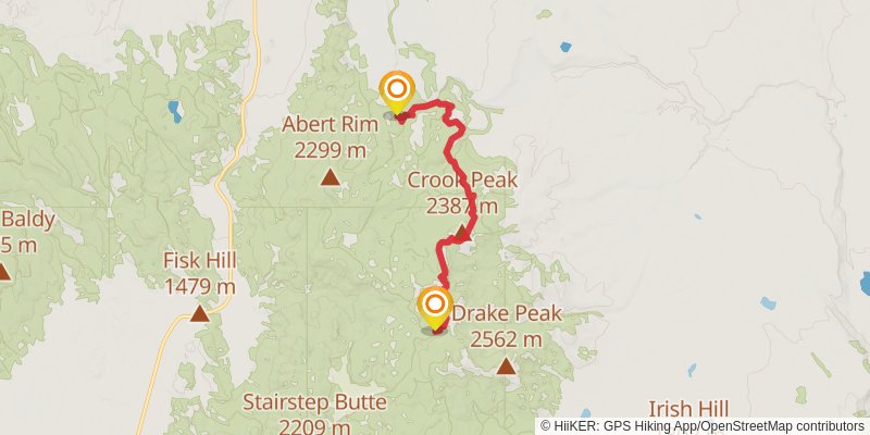 Ultra Pedestrian North Loop stage 117 Map