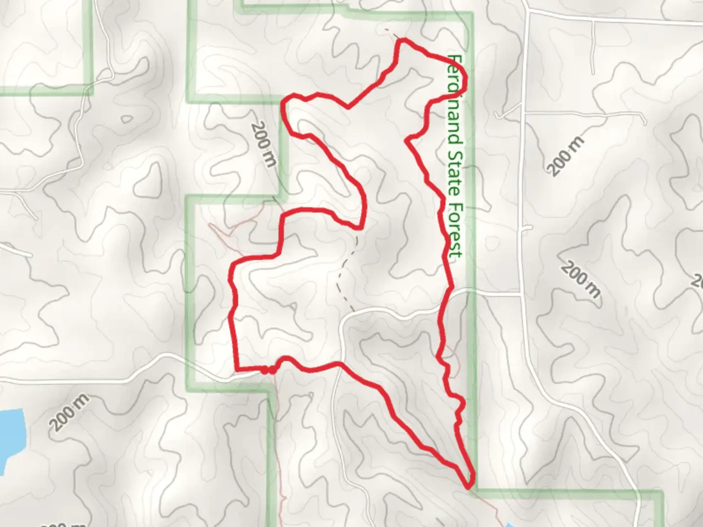 An image depicting the trail Kyana Trail and Firelane 7 Loop and its surrounding area.