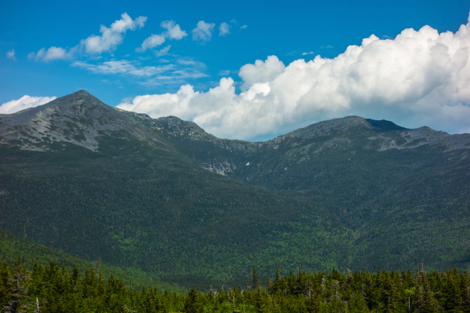 An image depicting the trail Mount Madison Trail via Valley Way and its surrounding area.