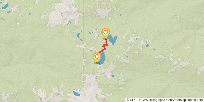 Marble Mountain Wilderness Loop spur 1 Map