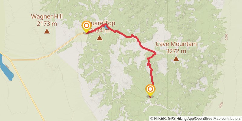 American Discovery Trail North Route stage 319 Map