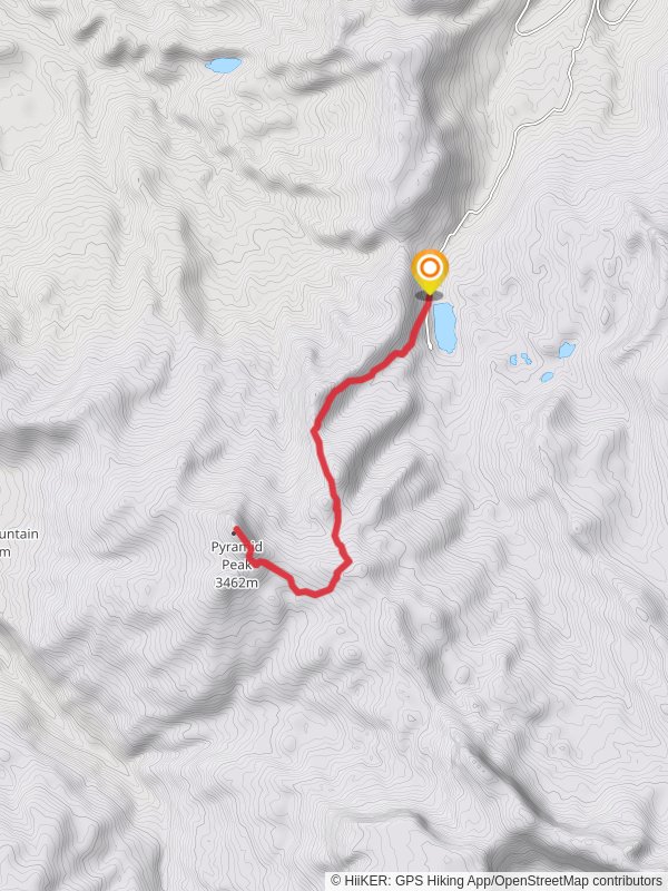 Pyramid Peak via Black Mountain Creek Trail