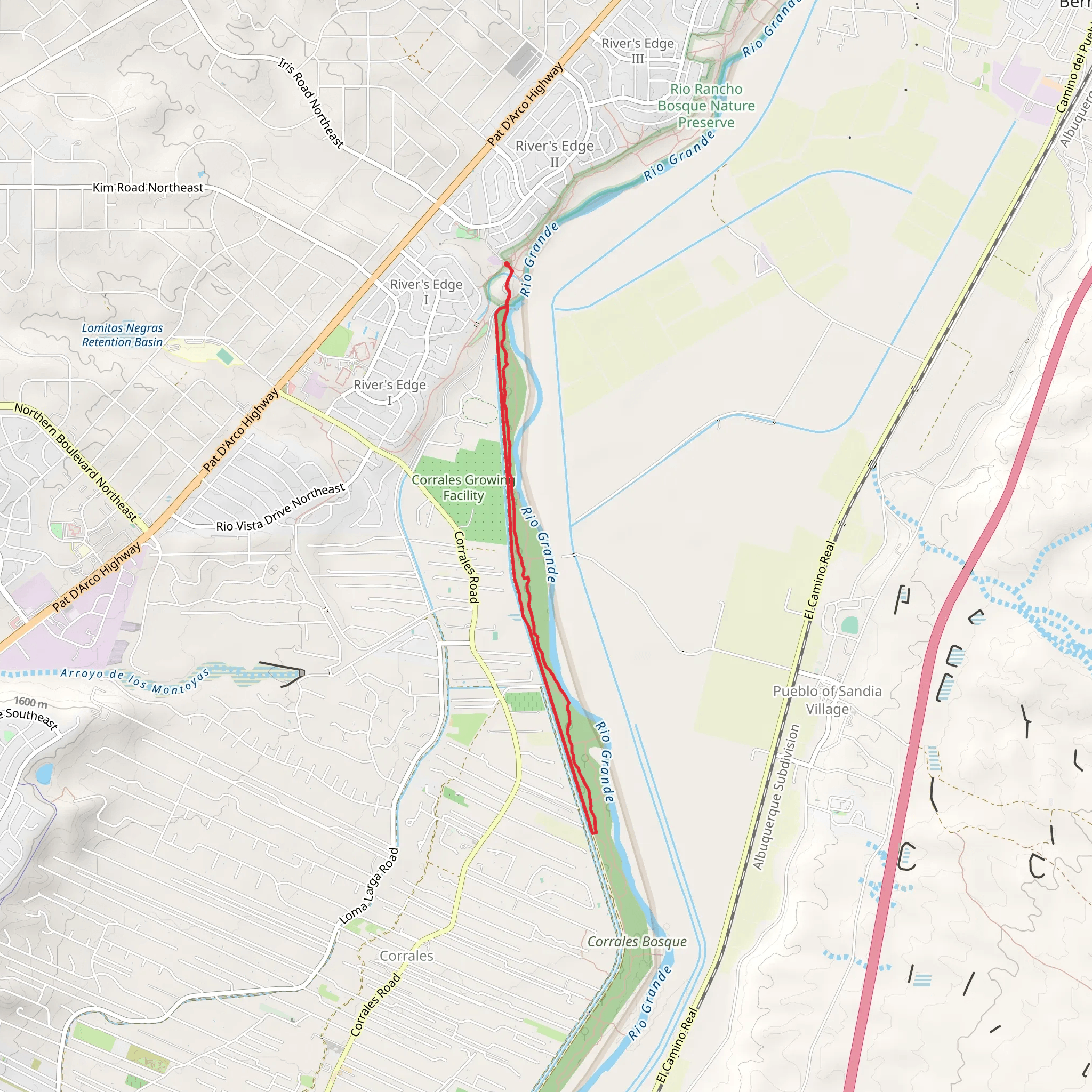 Rio Grande River Loop mobile static map