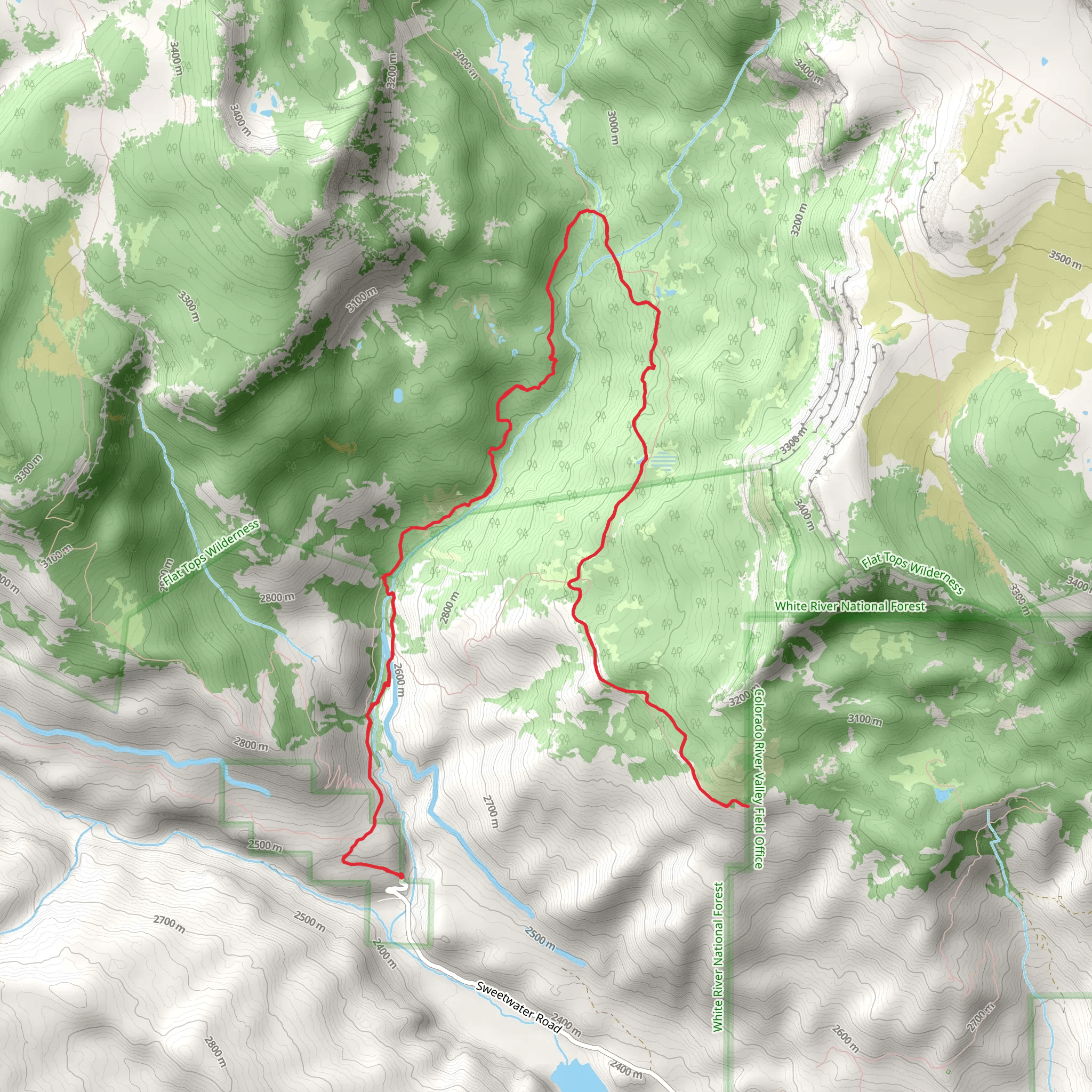 Johnny Meyers Trail mobile static map