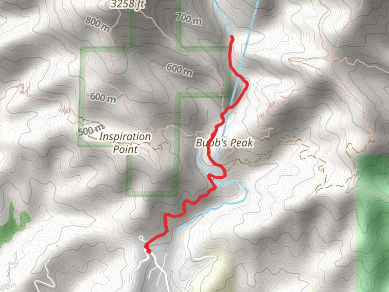 Tunnel and 3 pools Trail