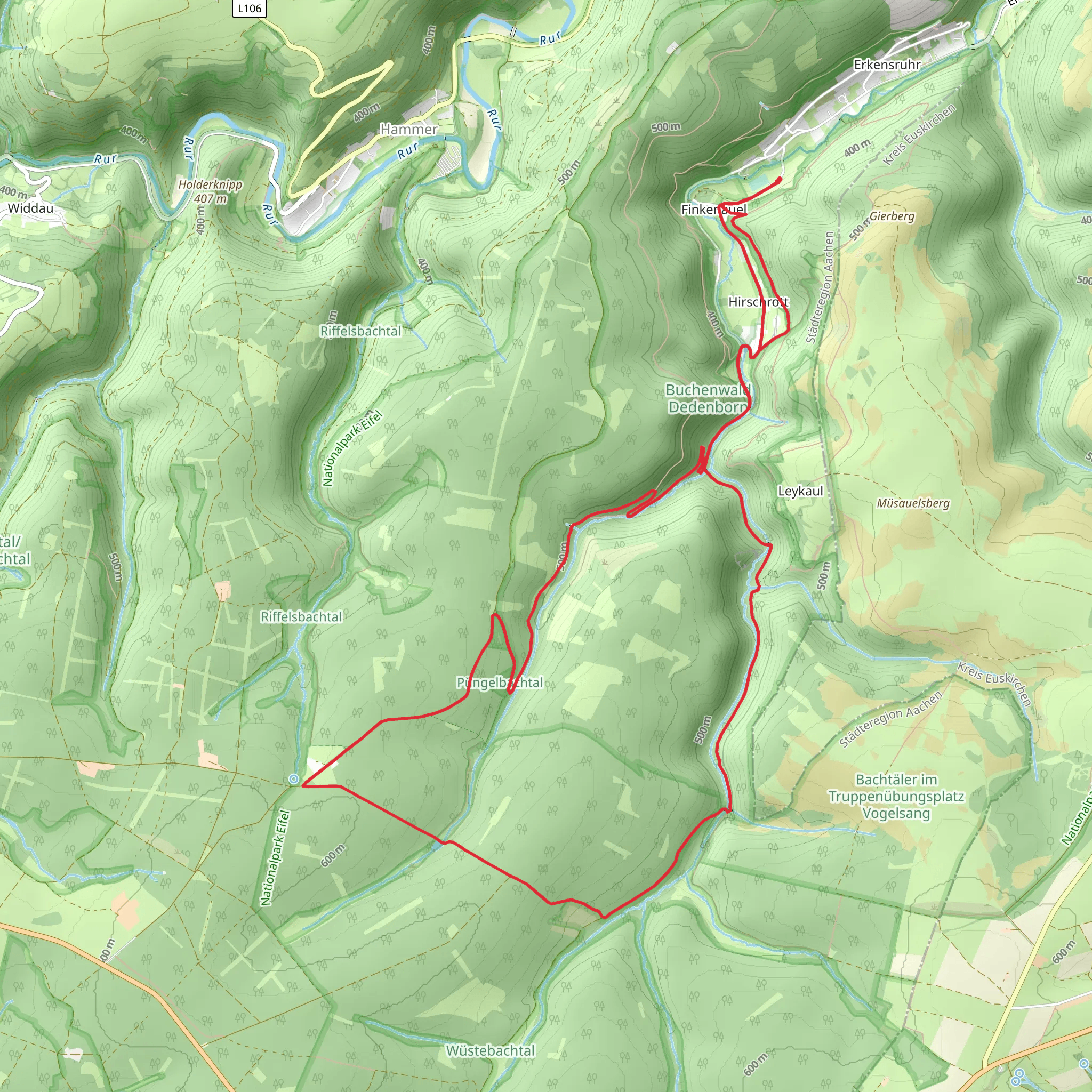 Püngelbach via Schrauffweg mobile static map