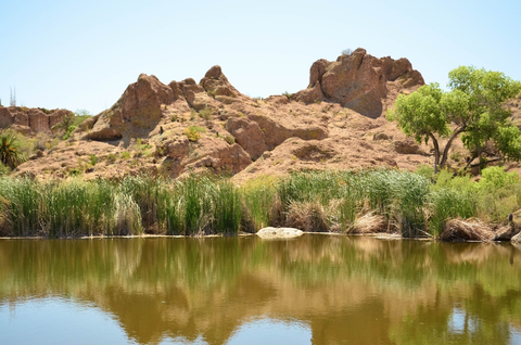 An image depicting the trail Ayer Lake and Magma Ridge Loop and its surrounding area.