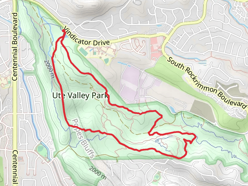 Ute Valley Park Trail Loop