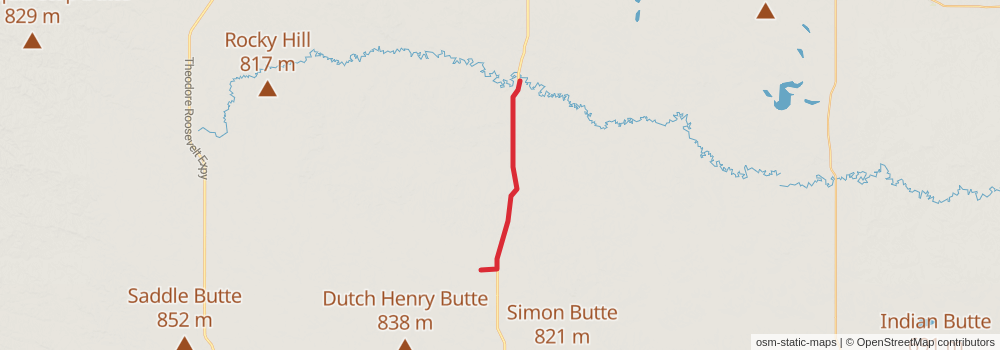 American Perimeter Trail - North Country Primary stage 246 Map
