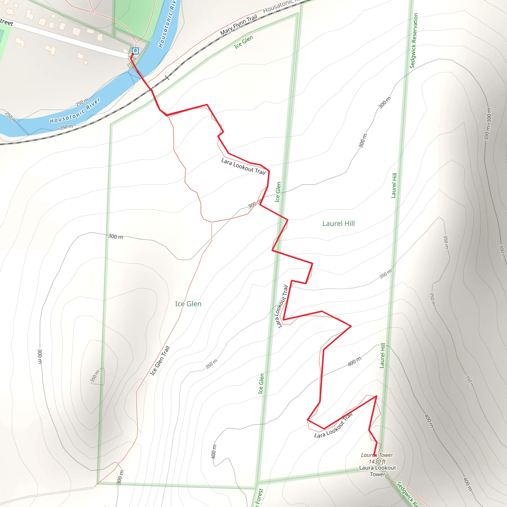 Lauras Tower from Park Street mobile static map