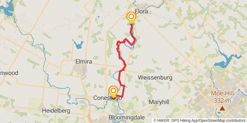 Grand Valley Trail stage 4 Map
