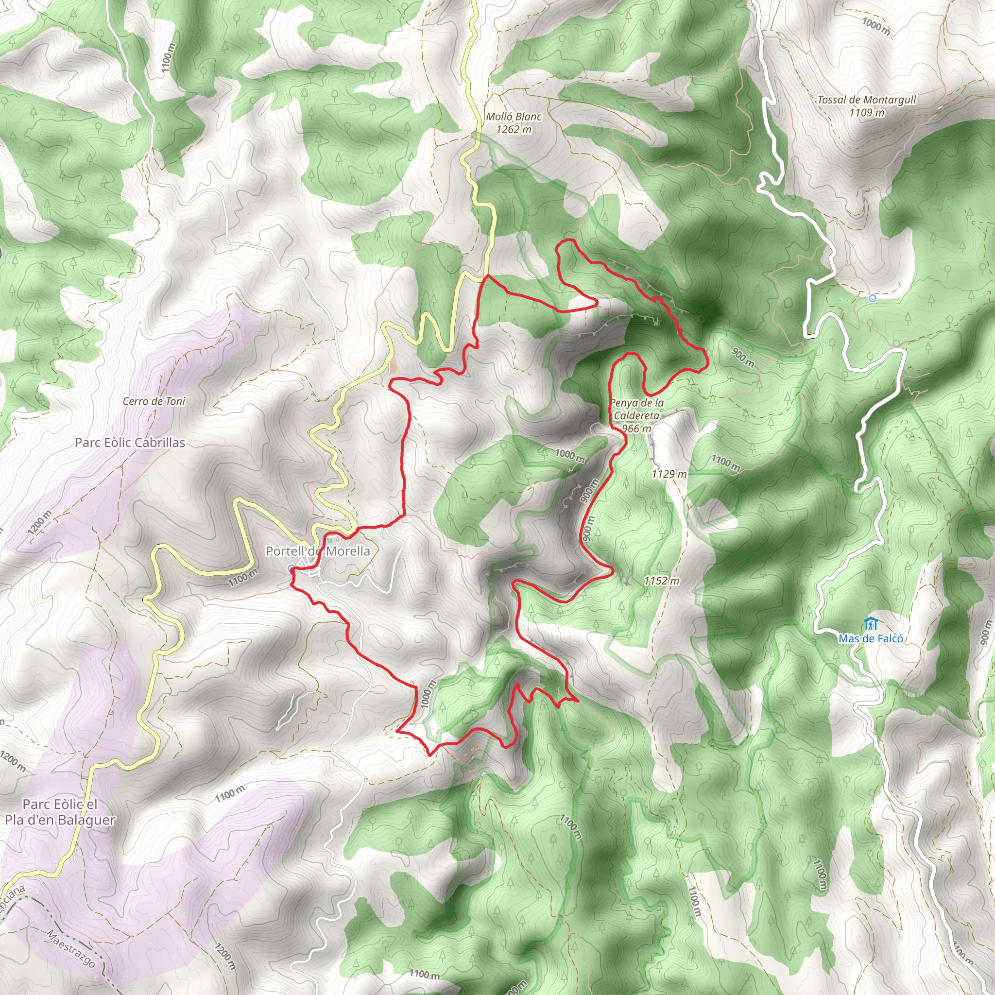 Sender de la Rambla Sellumbres PR CV 408 mobile static map