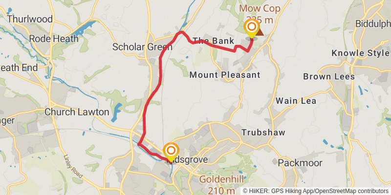 Gritstone Trail stage 4 Map