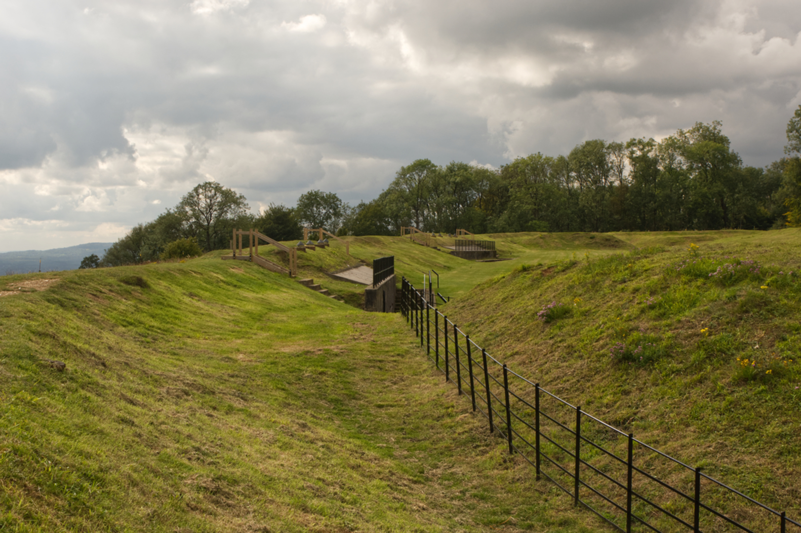 An image depicting the trail Reigate and Banstead Millennium Trail and its surrounding area.
