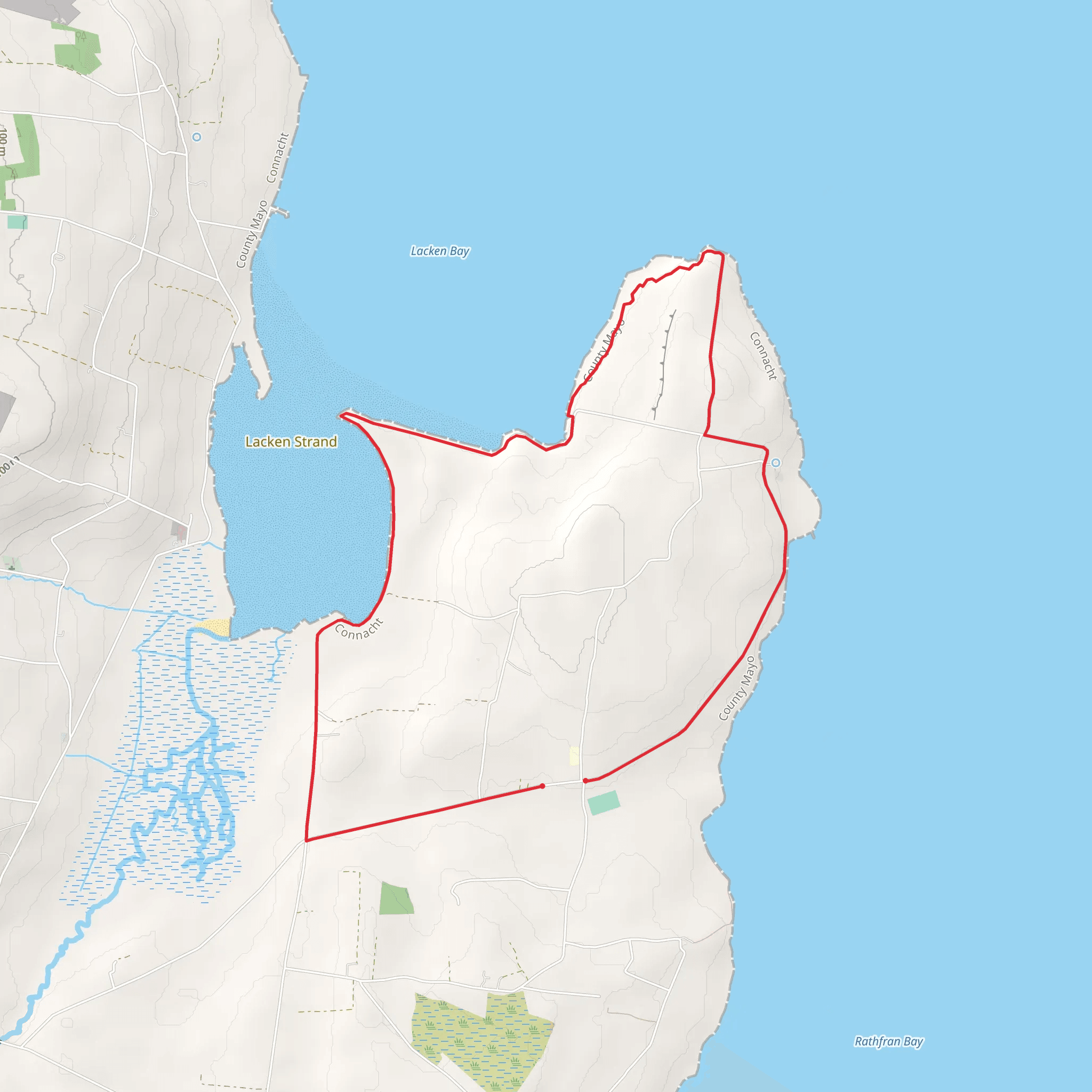 Kilcummin Loop Walks - Red Loop mobile static map