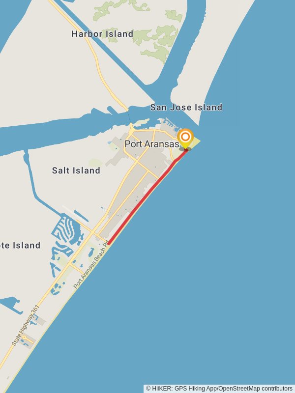 Port Aransas Beach Road Trail