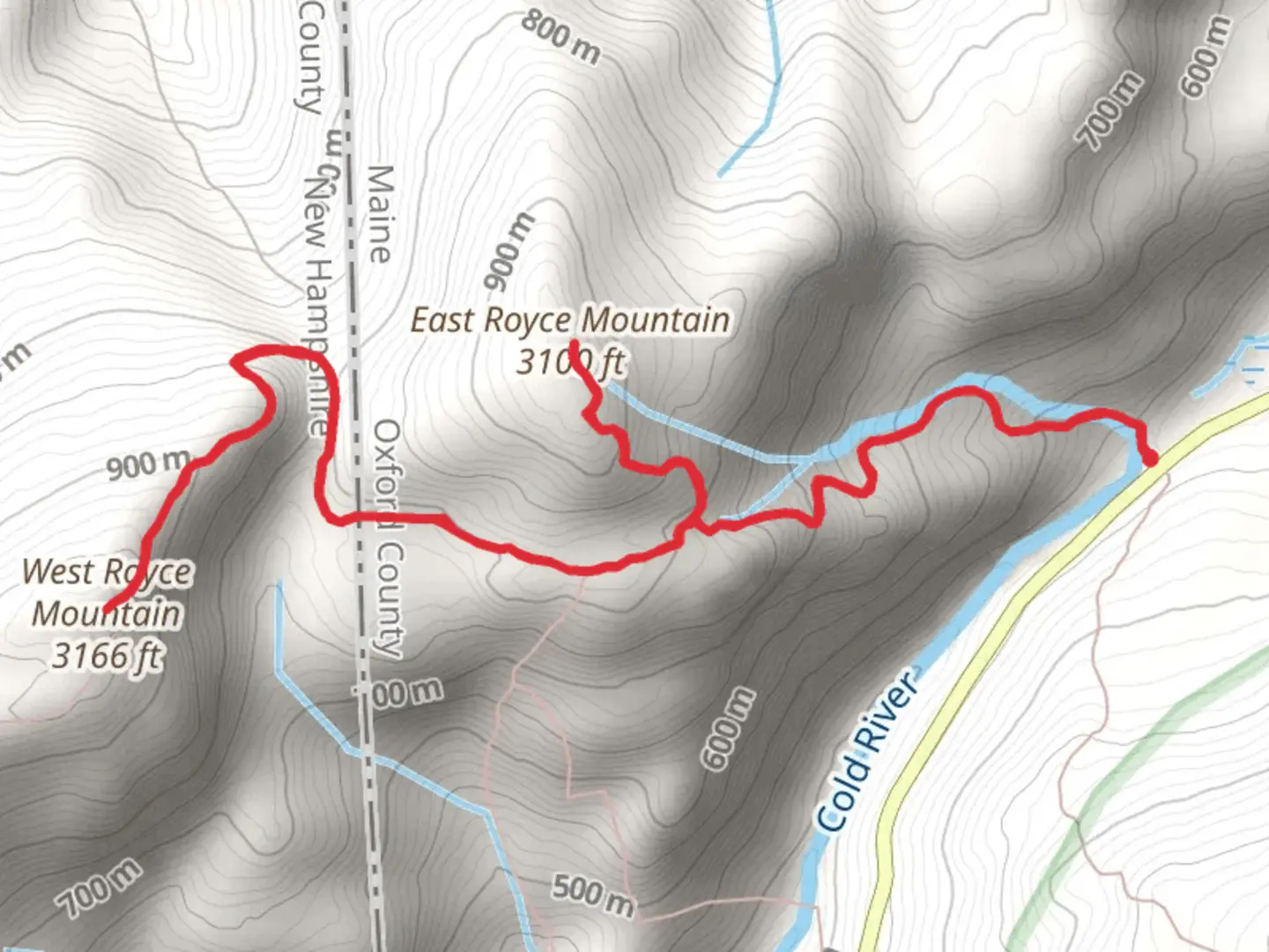 An image depicting the trail East Royce Mountain and West Royce Mountain via East Royce Trail and its surrounding area.
