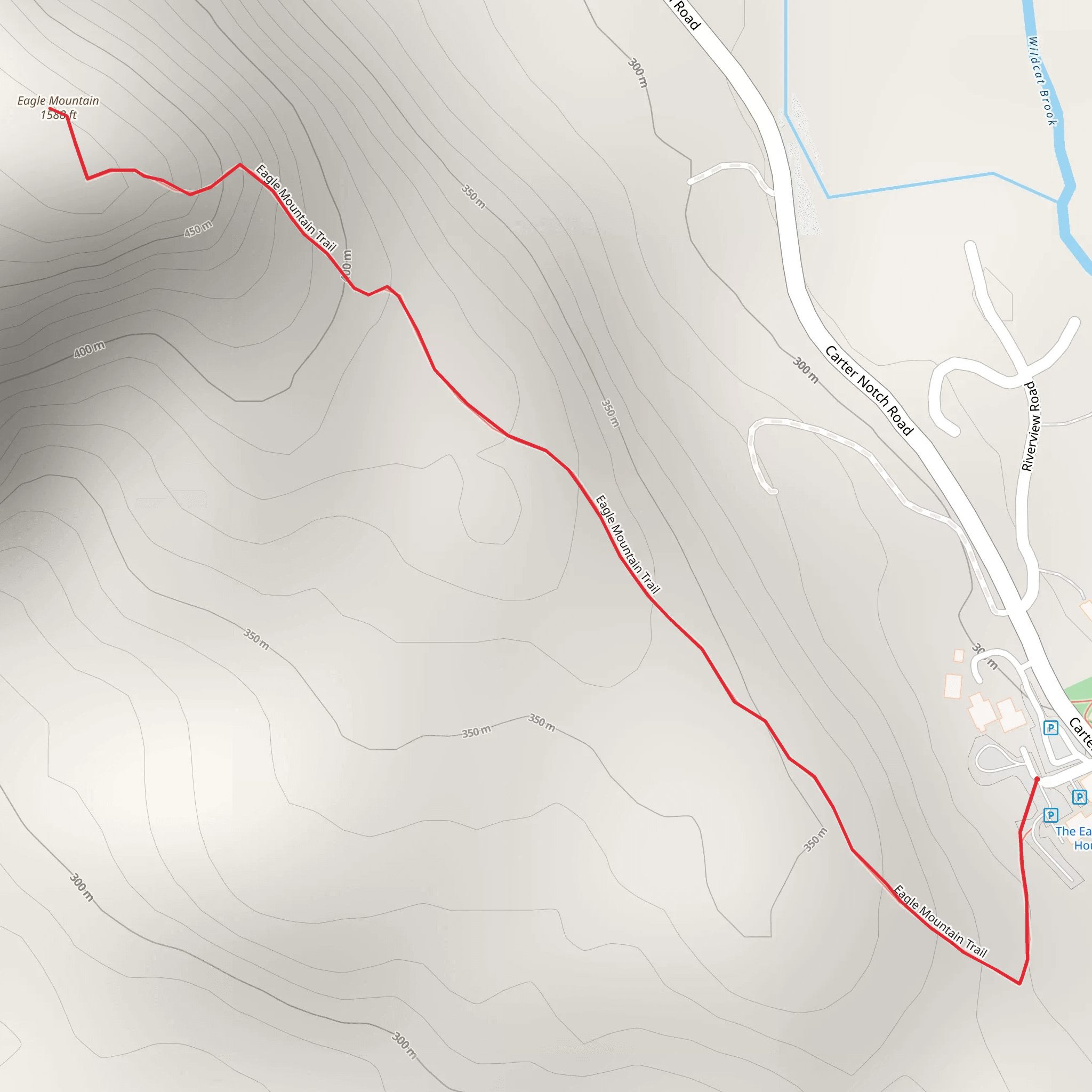 Eagle Mountain Trail via Gale Way mobile static map
