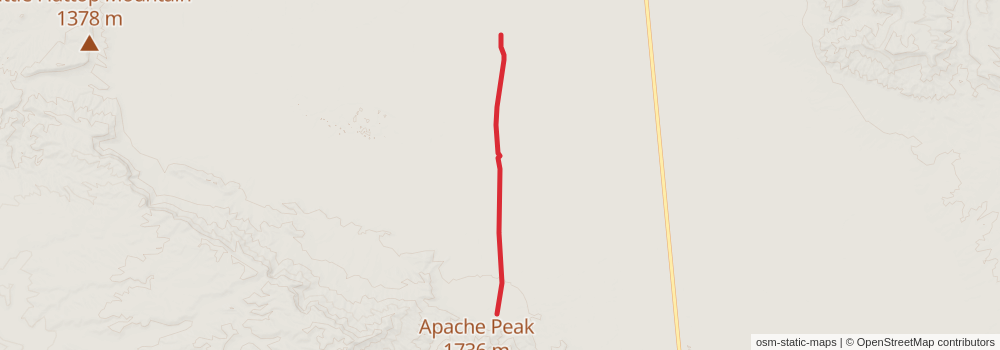 American Perimeter Trail - Texas Primary stage 9 Map