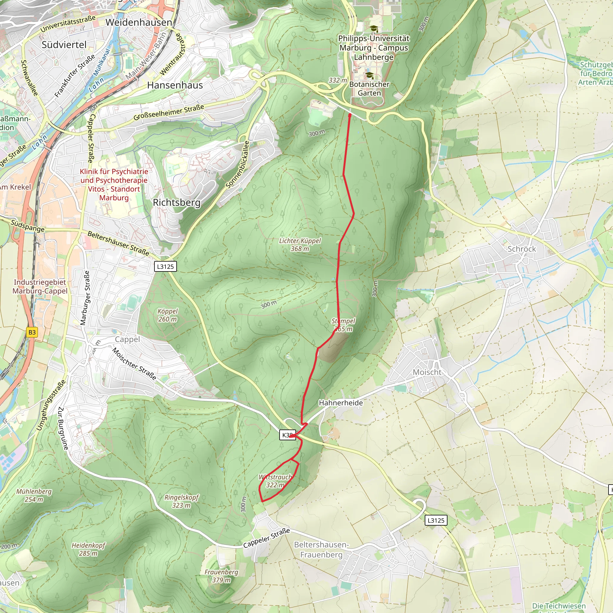 Wittstrauch Loop mobile static map