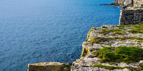 An image depicting the trail Inis Mor - Lub an Chorruch and its surrounding area.