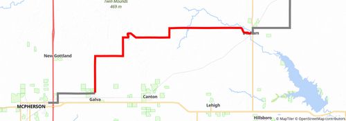 American Discovery Trail South Route stage 180 Map