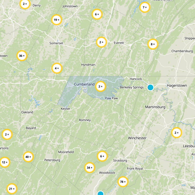 Allegany County Static Map