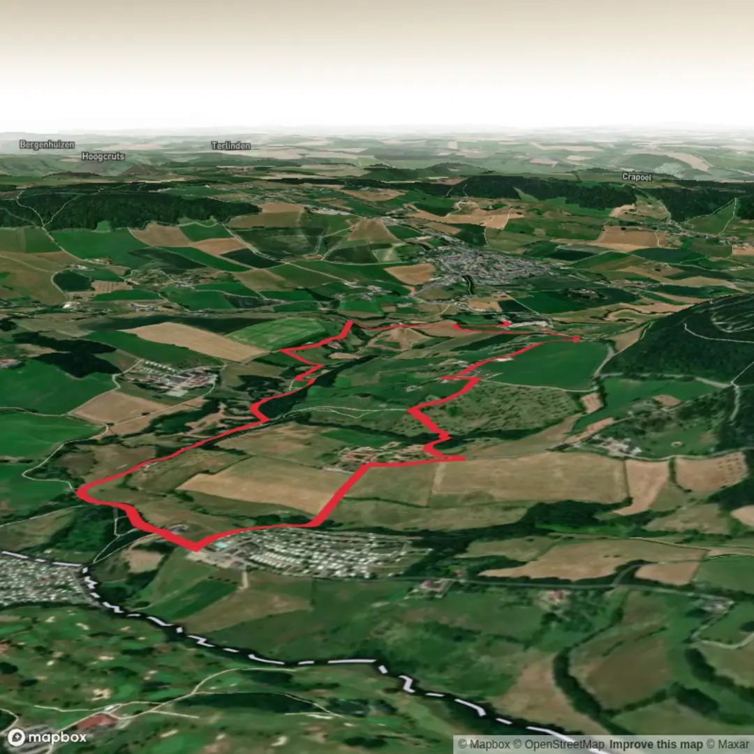 An image depicting the trail Cottessen and Vaals Loop and its surrounding area.