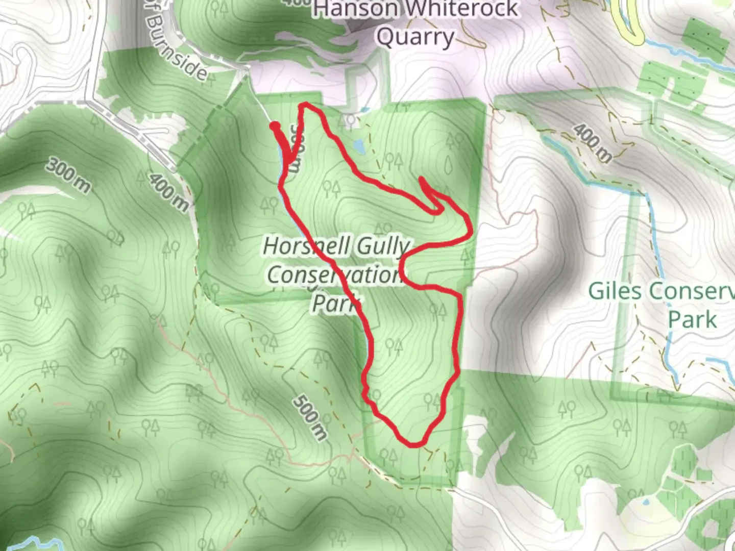 An image depicting the trail Main Valley and Rockdale Hill Hike and its surrounding area.